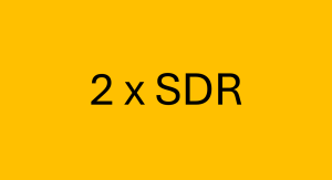 A tale of two SDRs